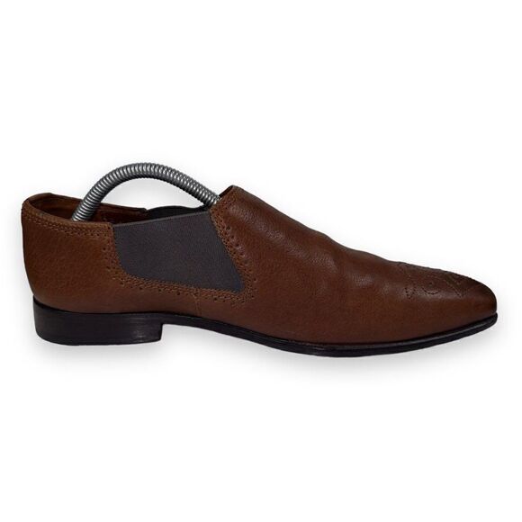 Ted Baker London Chelsea Leather Loafers Brown‎ 28920 Men\'s 8